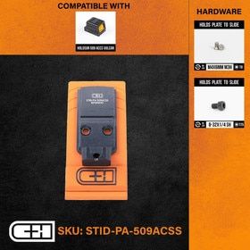 Staccato Duo to Holosun 509 ACSS adapter plate.
